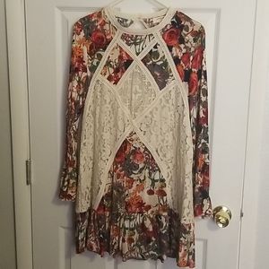 Umgee Floral Tunic dress